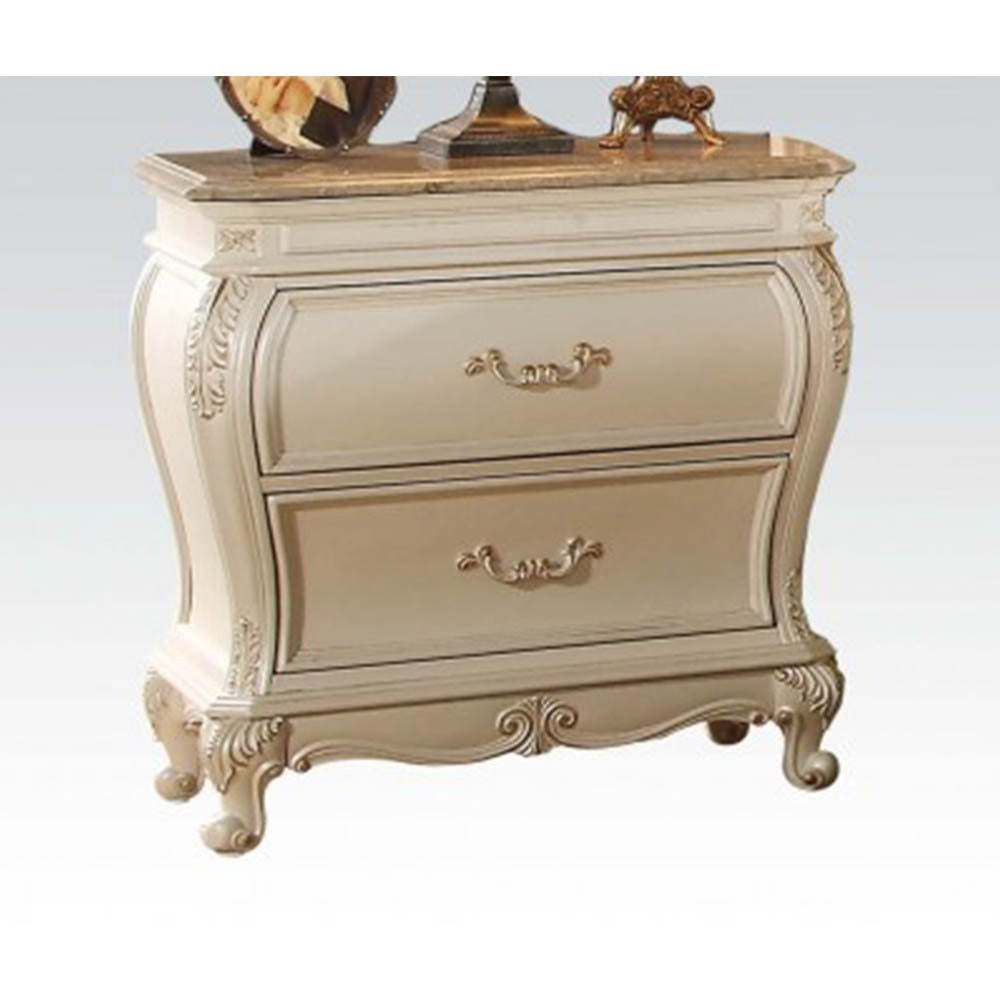 Chantelle Nightstand - White