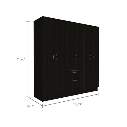 Elegant Ebony Wardrobe