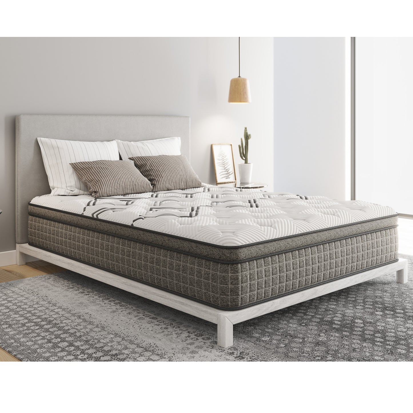 Copper Lux Hybrid Mattress Euro-Top 12" - King