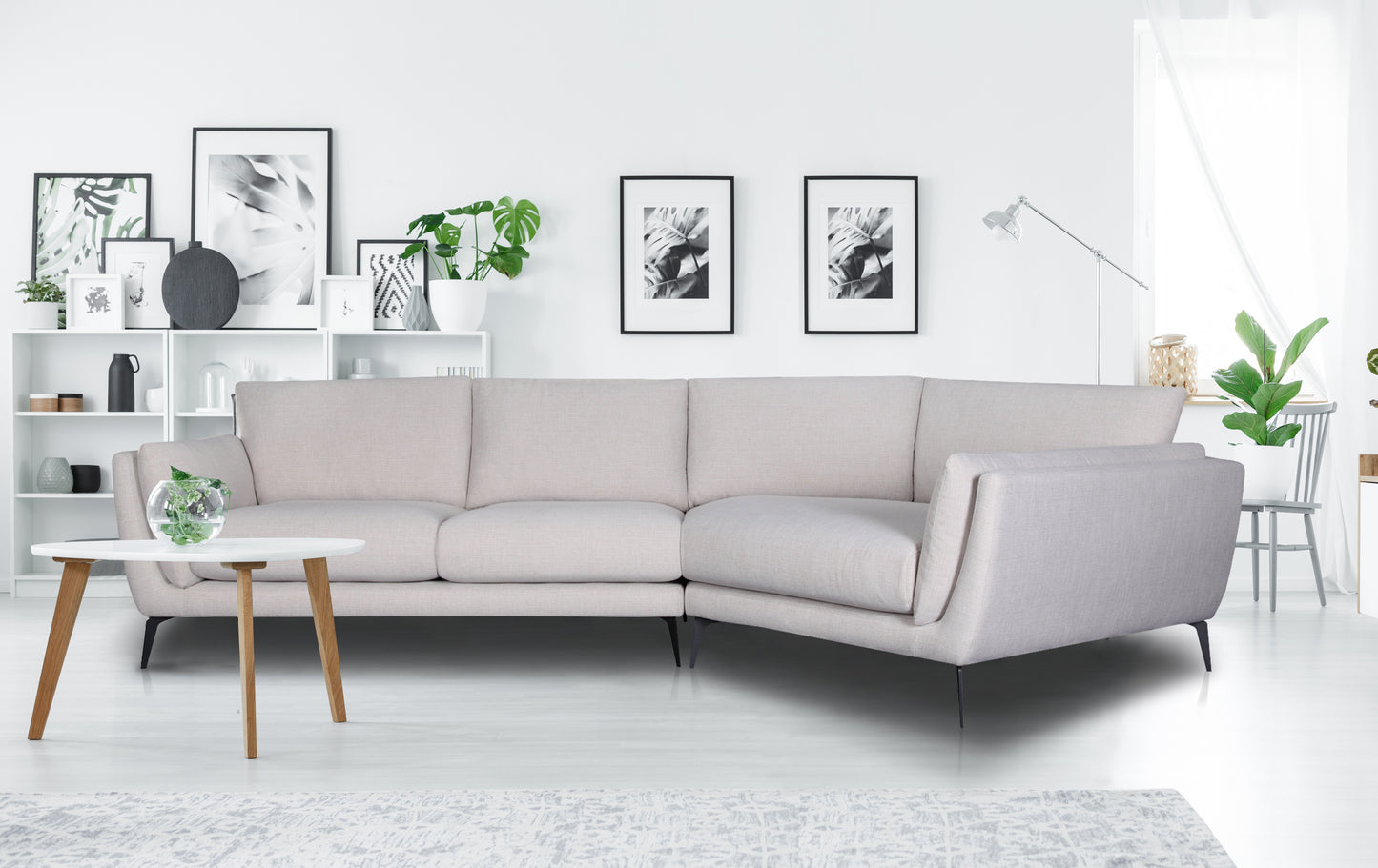 Janet Sectional Sofa - Oat