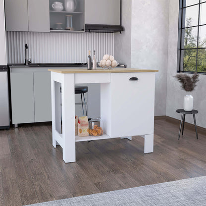 Oasis Kitchen Island - White