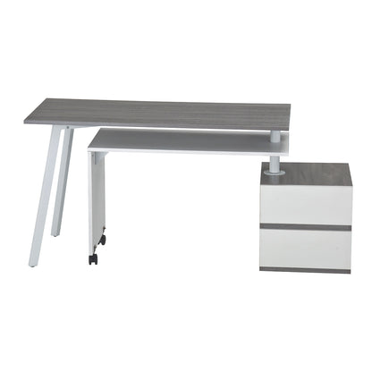 Rotating Ergo Desk - Grey