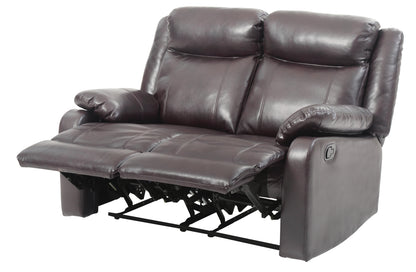 Mochi Reclining Loveseat - Dark Brown