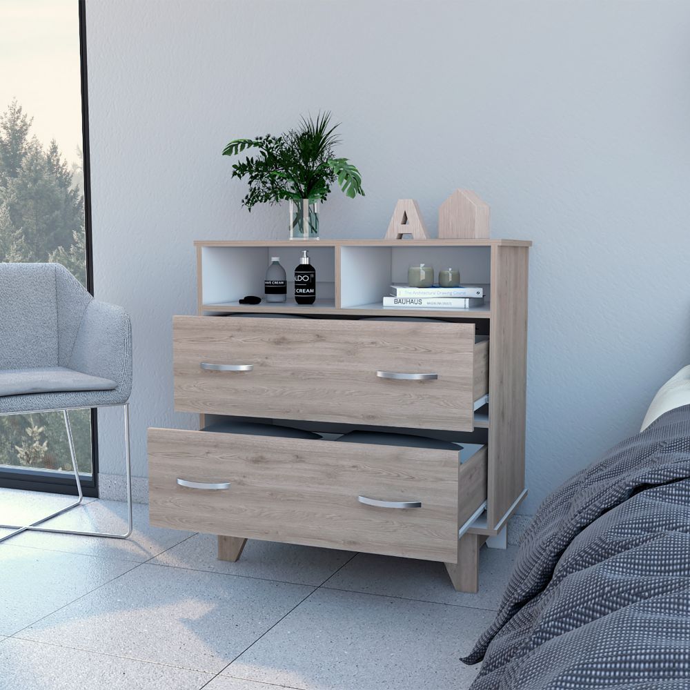 Elegant Gray Haven Dresser