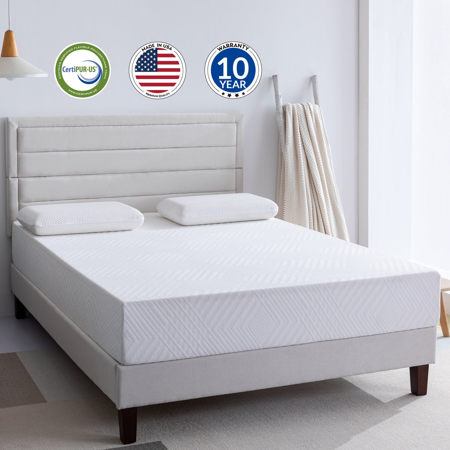 Serenity Memory Foam 10" Mattress - Twin