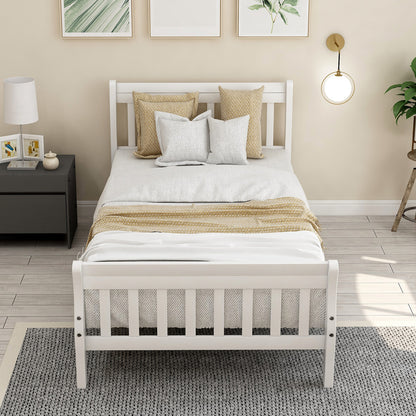 EcoDream Twin Wood Platform Bed