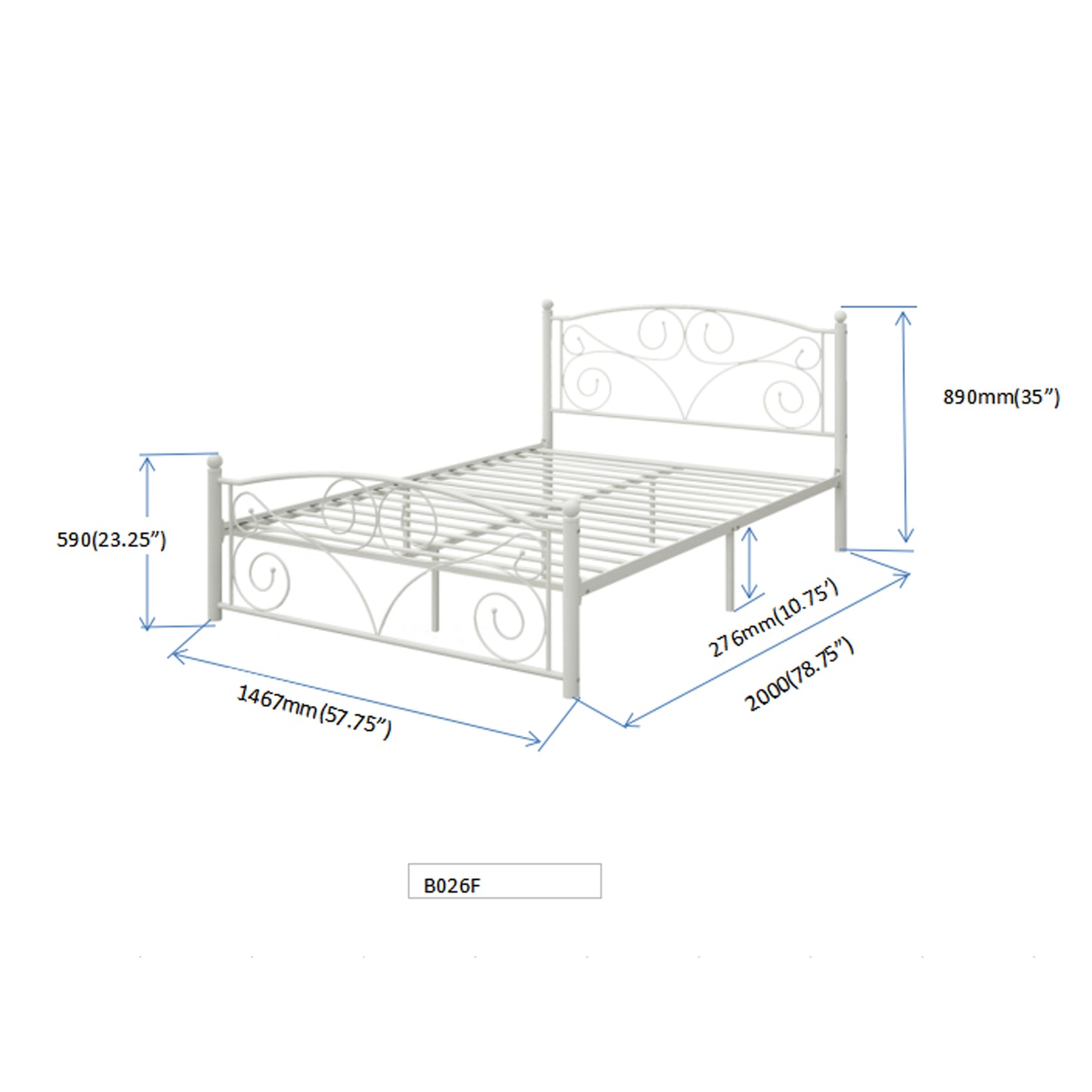 Metallic Dreams Bed