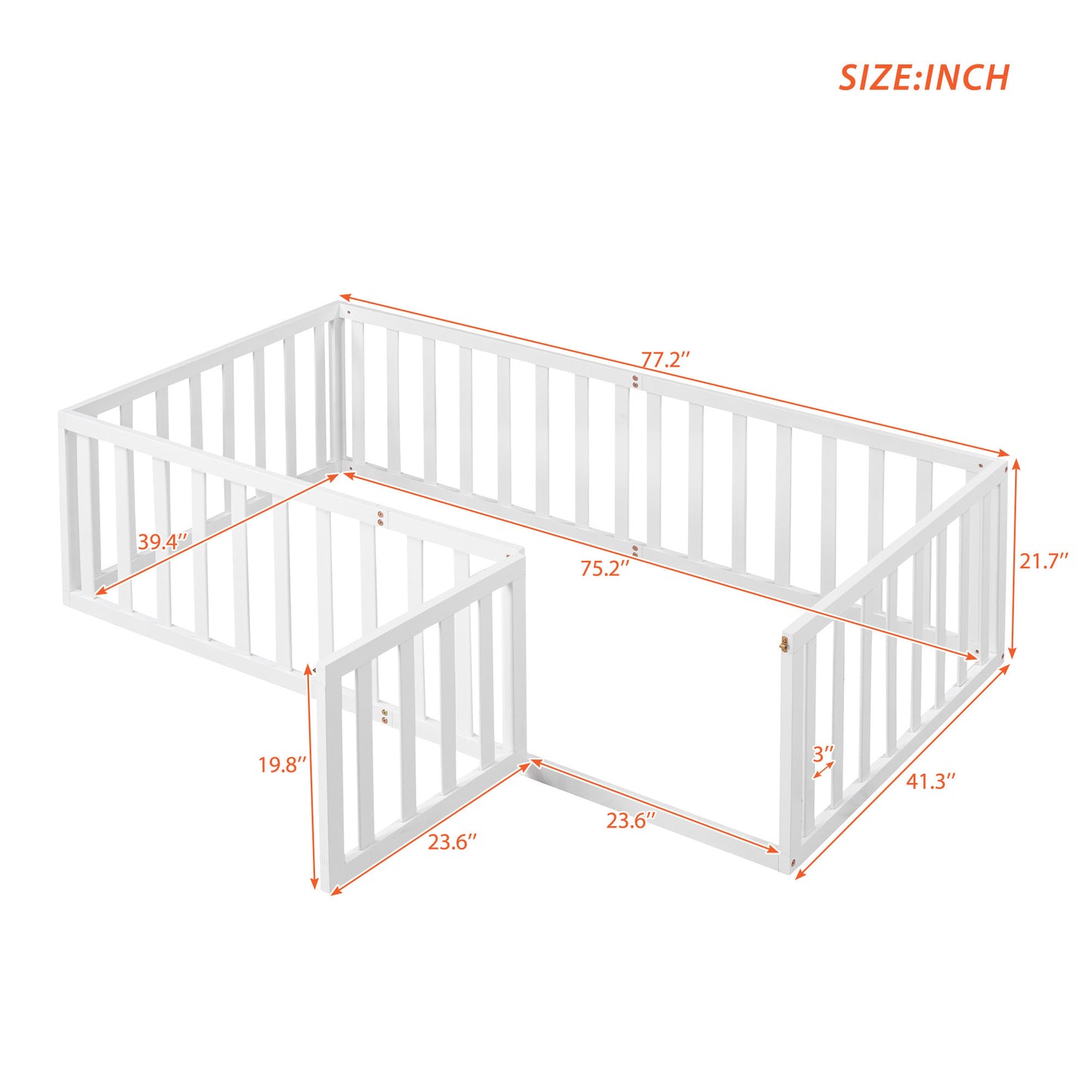 Whitewood Haven Bed Frame