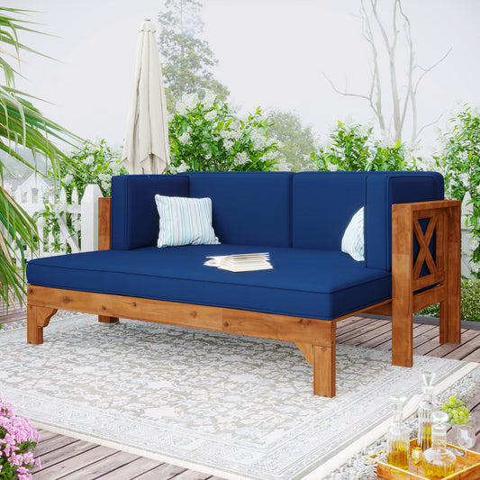 Elevate Max Outdoor Retreat Wooden Sofa Set