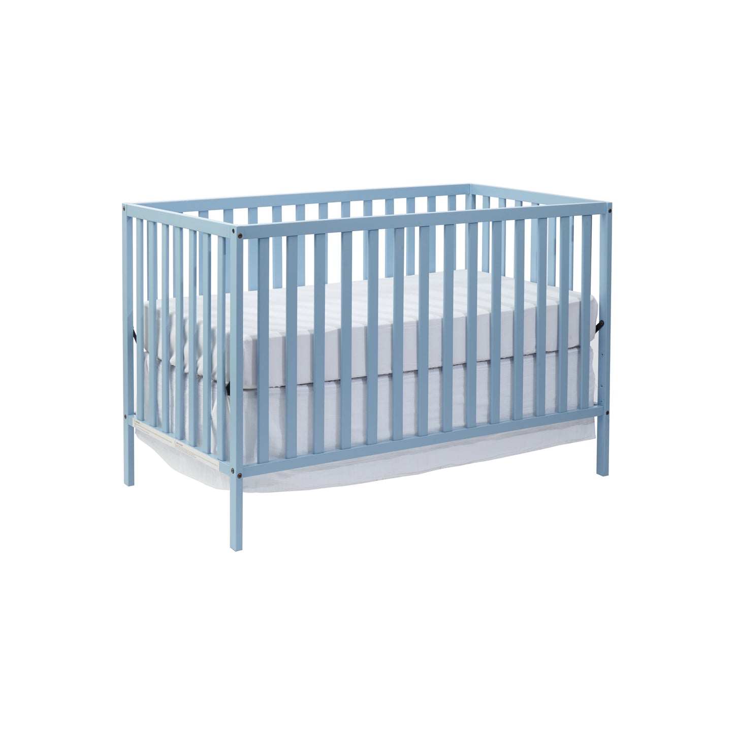 Palmer 3-in-1 Convertible Island Crib - White - Blue