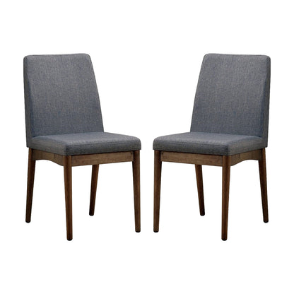 Bertha Padded Fabric Seat Dining Chairs (Set of 2)