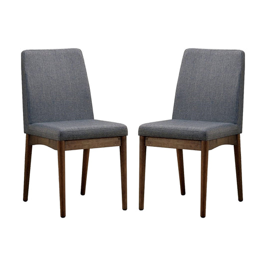 Bertha Padded Fabric Seat Dining Chairs (Set of 2)