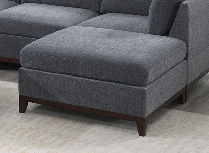 Chenille Comfort Ottoman