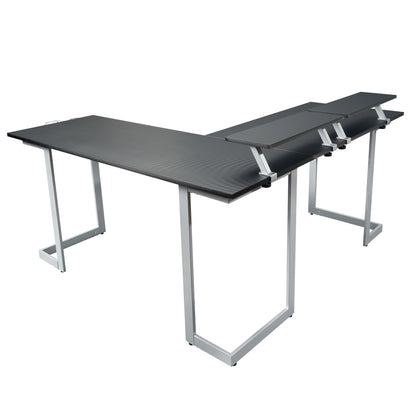 Sport Warrior L-Shaped Gaming Desk