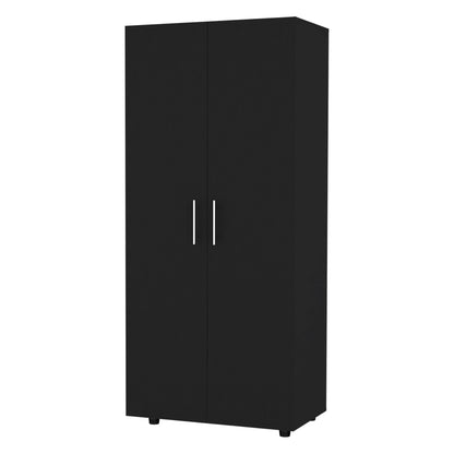 Pendleton Rectangle Armoire  - Black