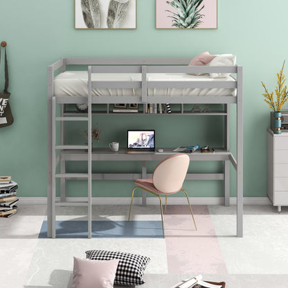 ElevateDreams Twin Loft Bed - White Haven