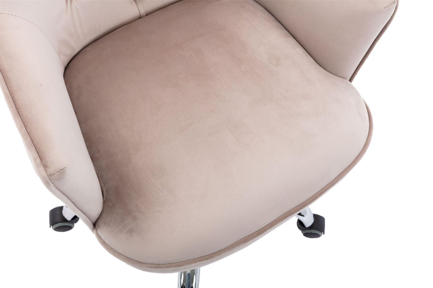 Elegance Flex Velvet Swivel Shell Chair