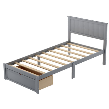 Dream Cloud Twin Platform Bed with Hidden Storage