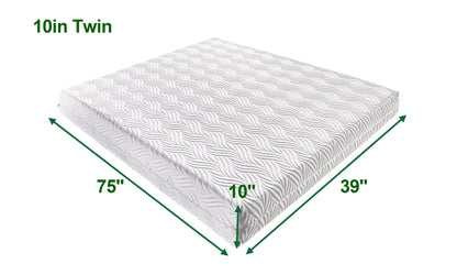 Bliss Memory Foam 10" Mattress - Twin