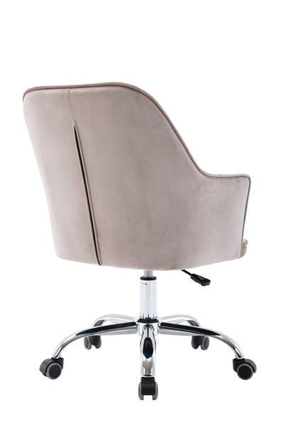 Elegance Flex Velvet Swivel Shell Chair