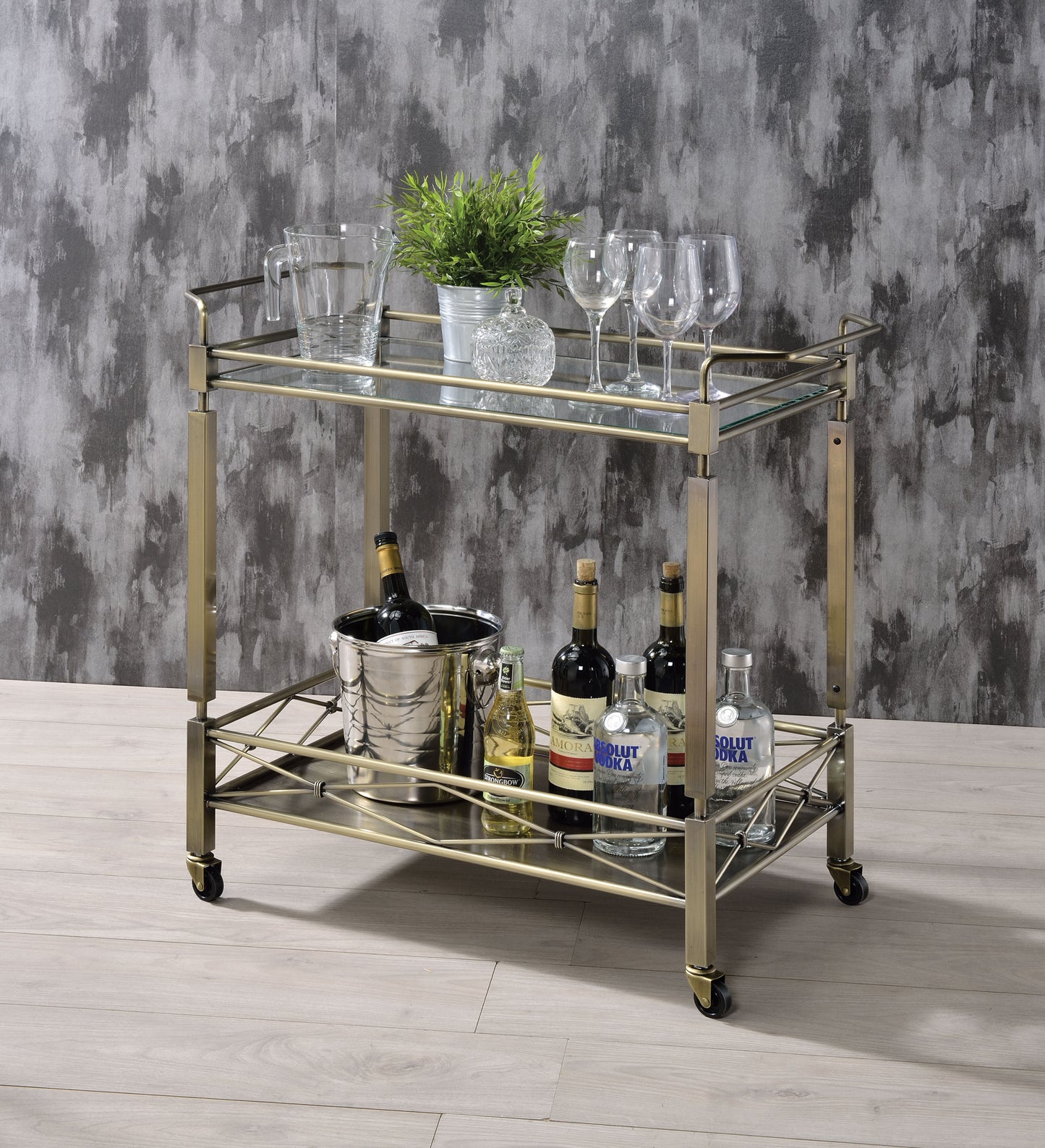 Mixology Serving Cart