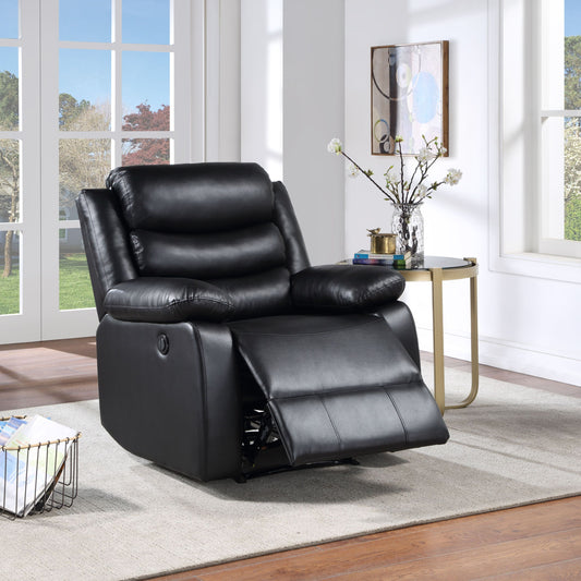 Eilbra Power PU Recliner - Black