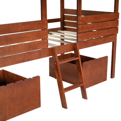 Woodland Dreams Twin Loft Bed