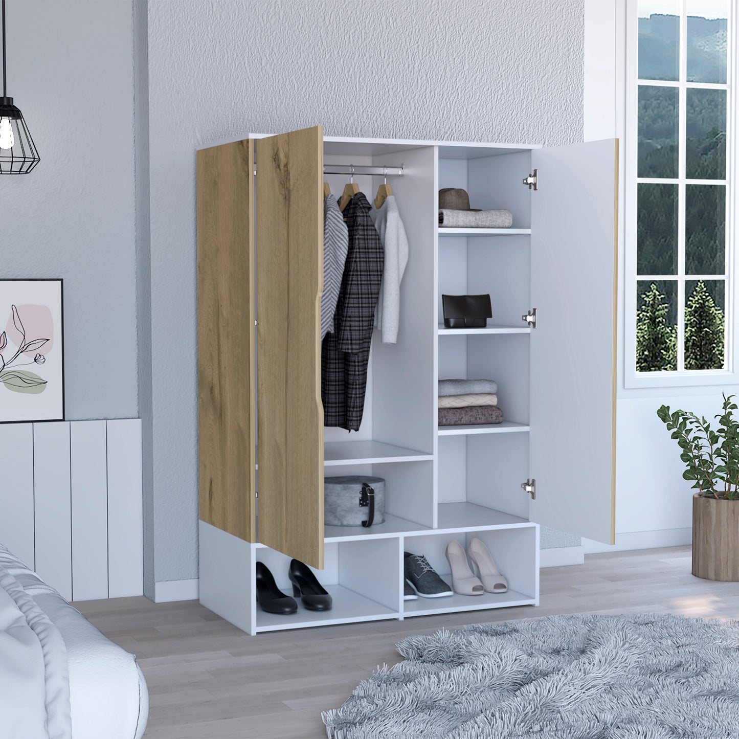 GGW 2-Shelf Wardrobe