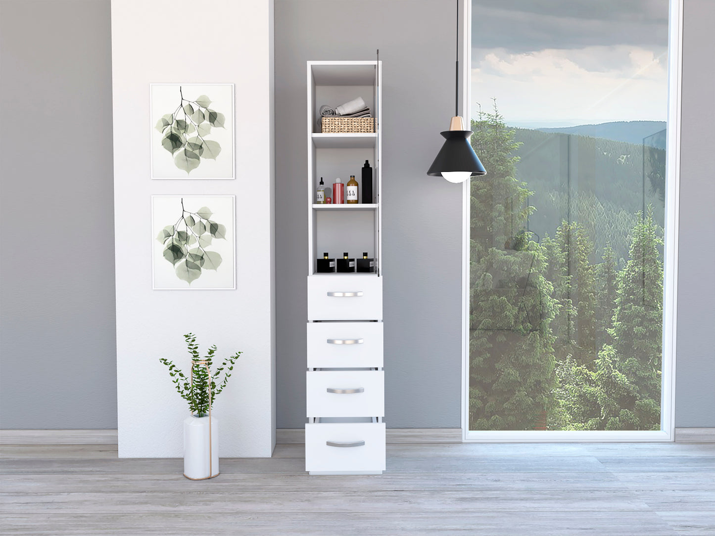 Vanguard Linen Cabinet - White