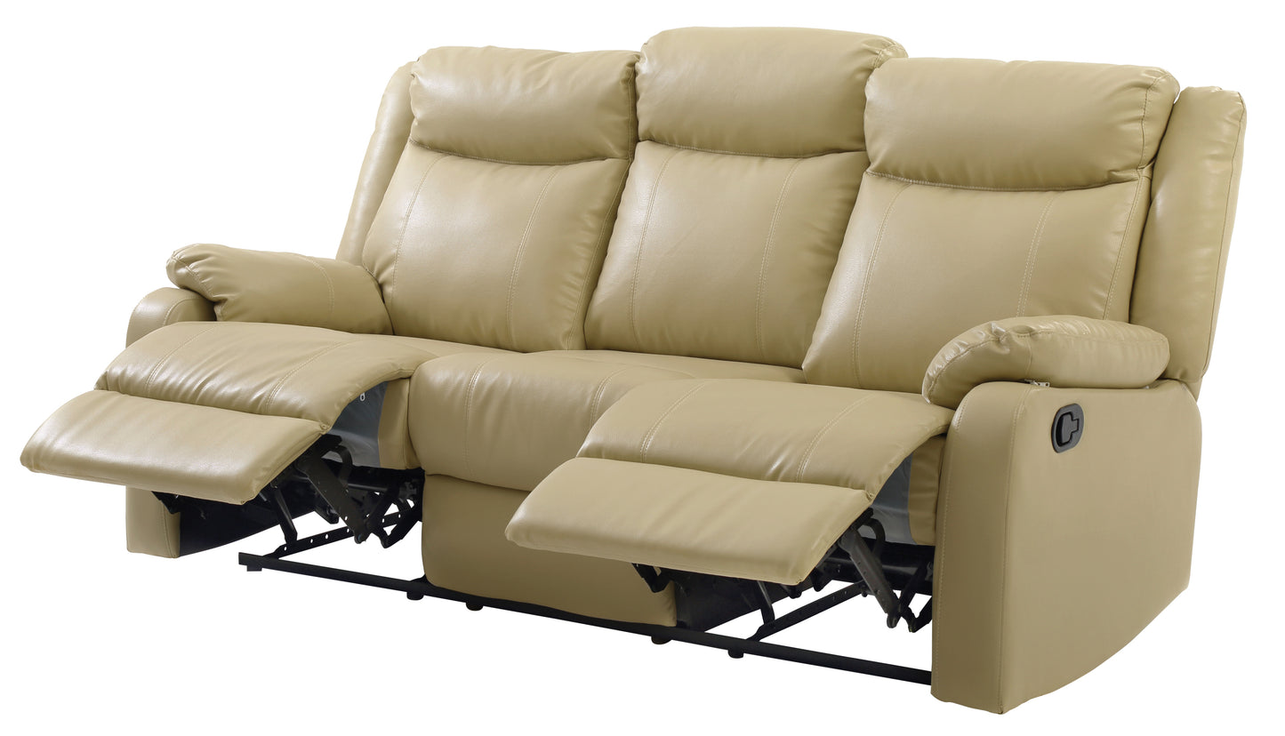 Loren Double Reclining Sofa - Tan