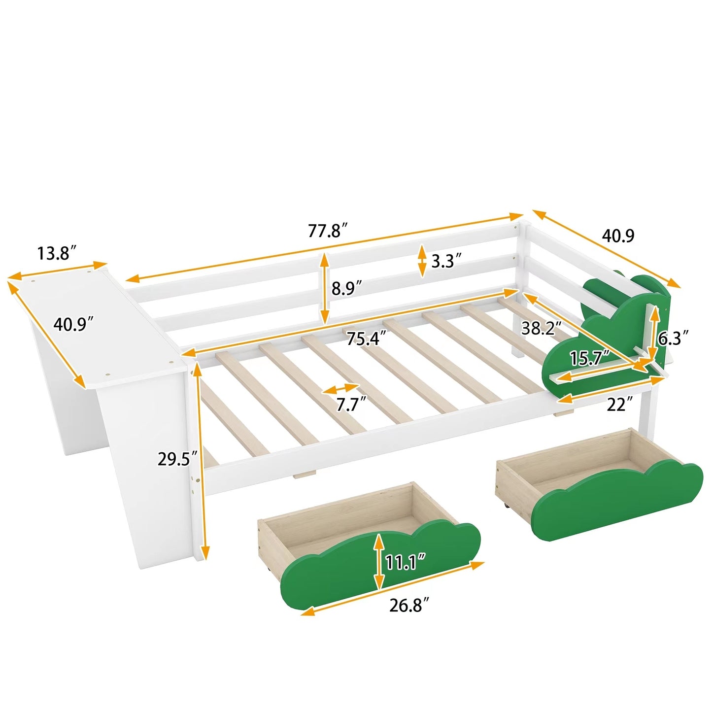 Leafy Haven Twin Daybed