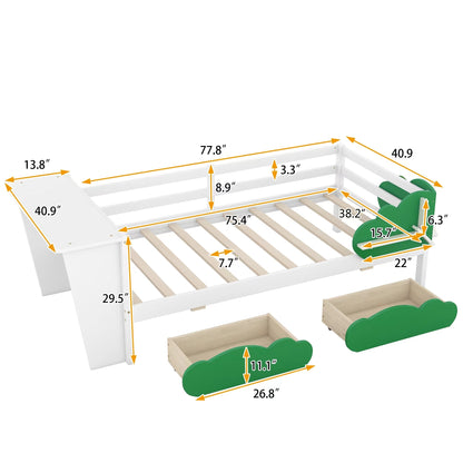 Leafy Haven Twin Daybed