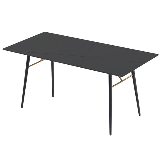 Elegant Ebony Dining Table