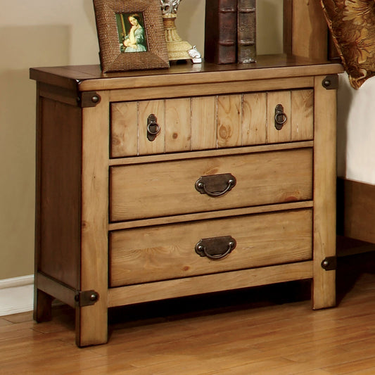 Boba Cottage Style Nightstand - Natural