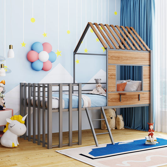 Silver Sky Loft Bed