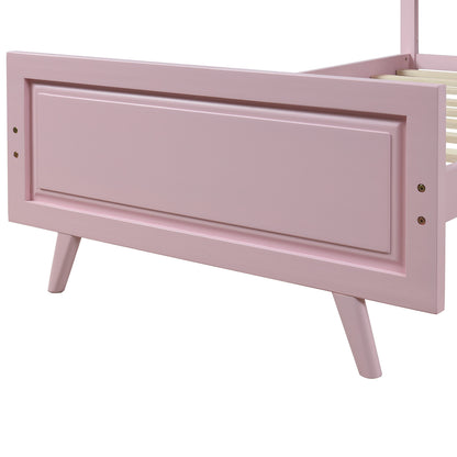 Pink Dreamwood Twin Bed