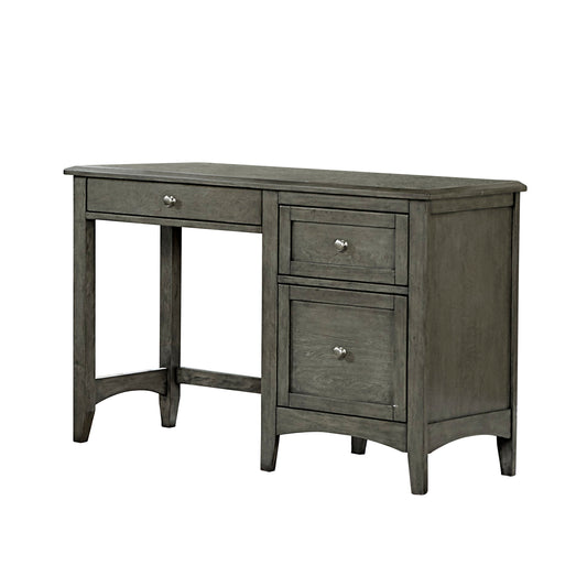 Transitional Styled Writing Desk - Grey