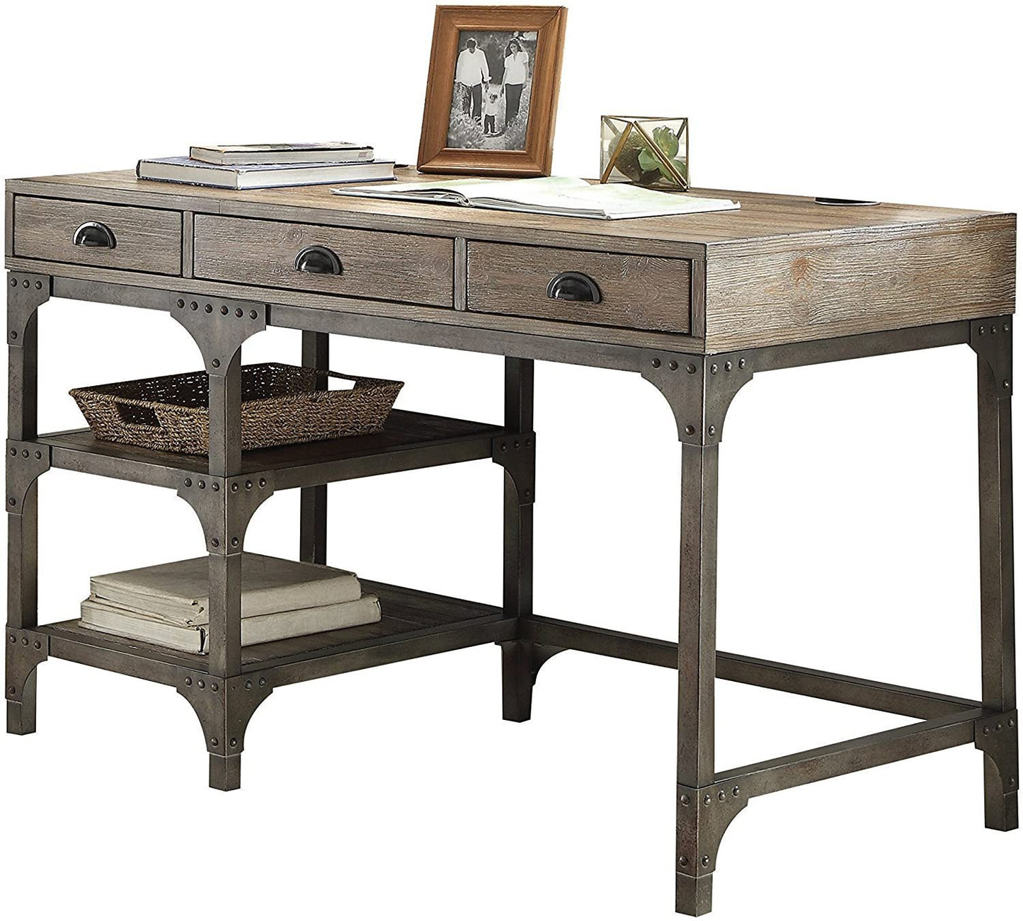 Lumna Executive Oak Desk