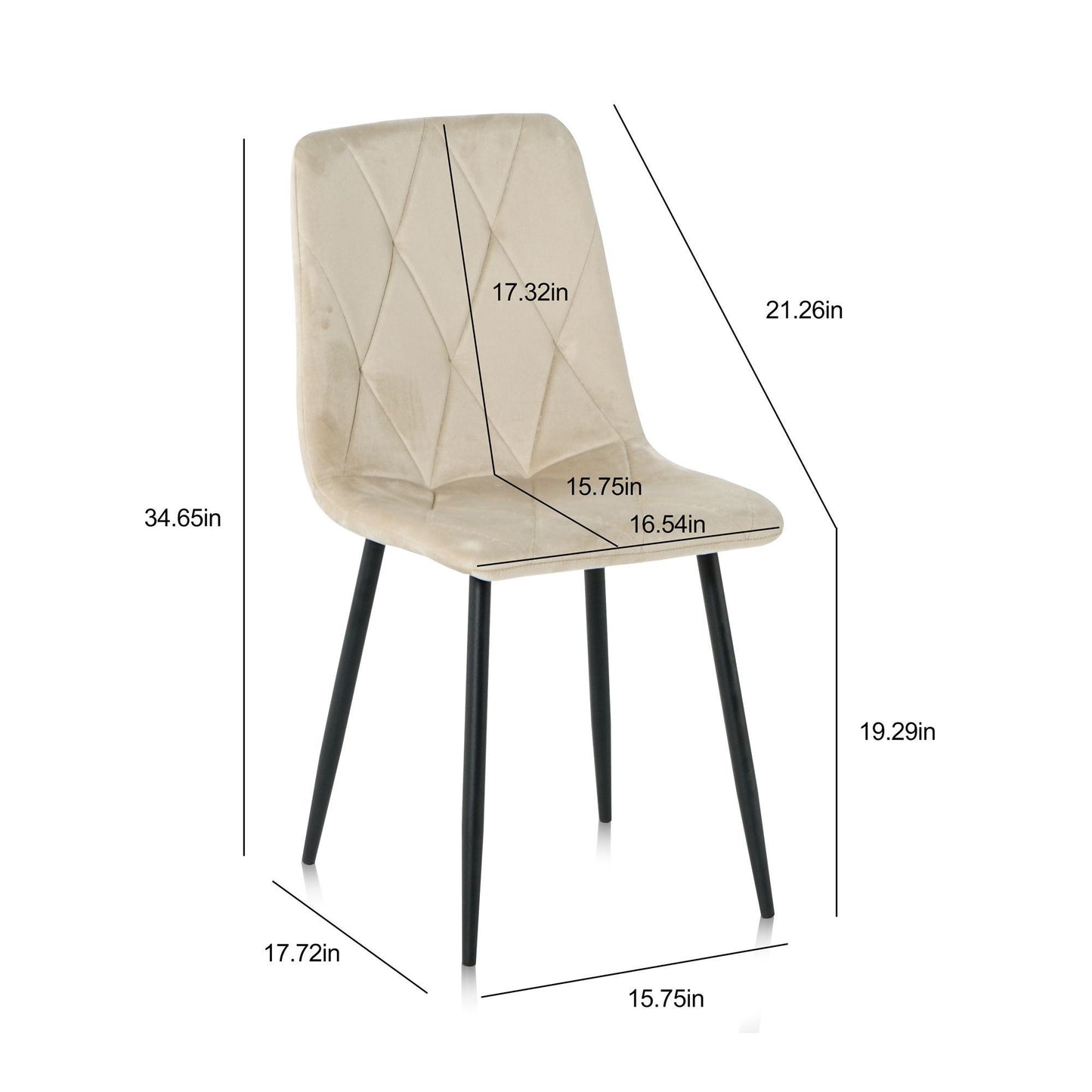 Elegant Comfort Dining Chair Set