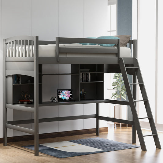 Gray Haven Loft Bed