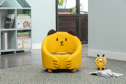 Cat Kids Chair - Yellow