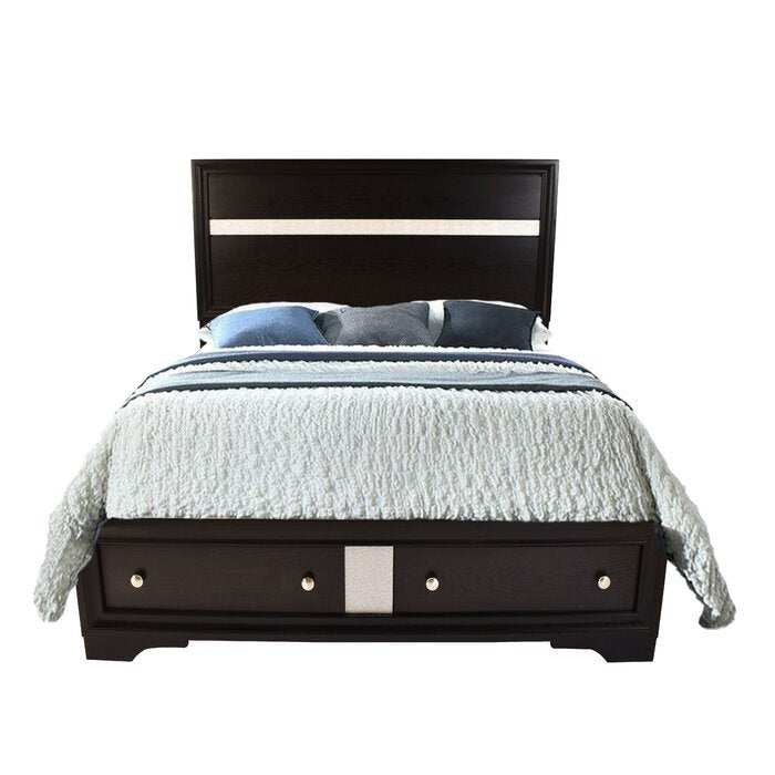 Matrix King Size Storage Bed - Black