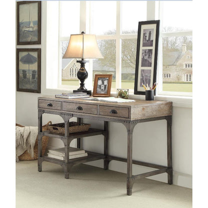 Lumna Executive Oak Desk