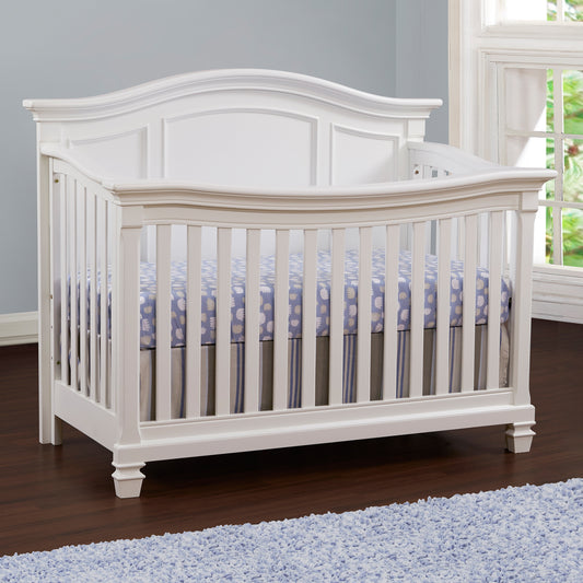 Bless 4-in-1 Convertible Crib - White