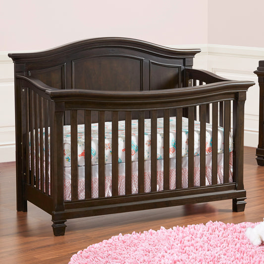 Charcoal Brown Haven 4-in-1 Convertible Crib