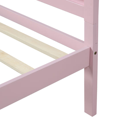 Pink Dreamwood Twin Bed