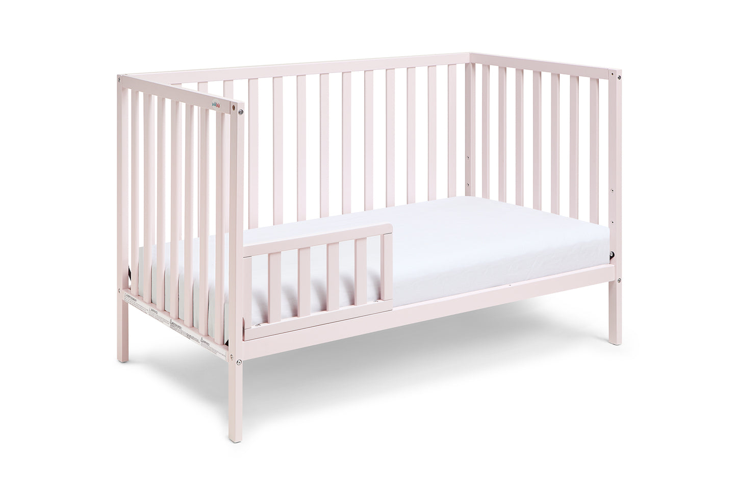 Palmer 3-in-1 Convertible Island Crib - Pink