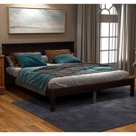 Rhoda Full Size Platform Bed Frame - Espresso