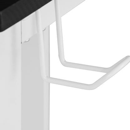 Sport Warrior L-Shaped Gaming Desk - White