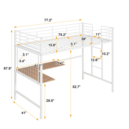 Workstation Loft Bed - Twin